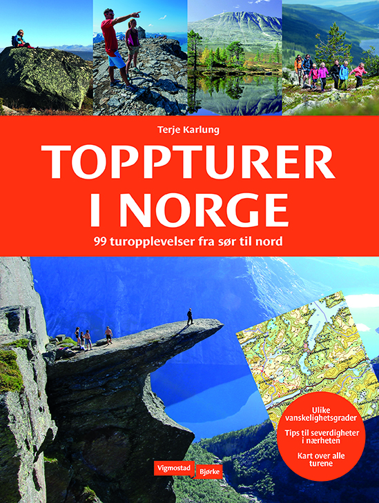 Toppturer i Norge bok forside